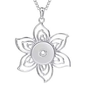 Moon Snap Necklace 18MM Snap Charm Chain